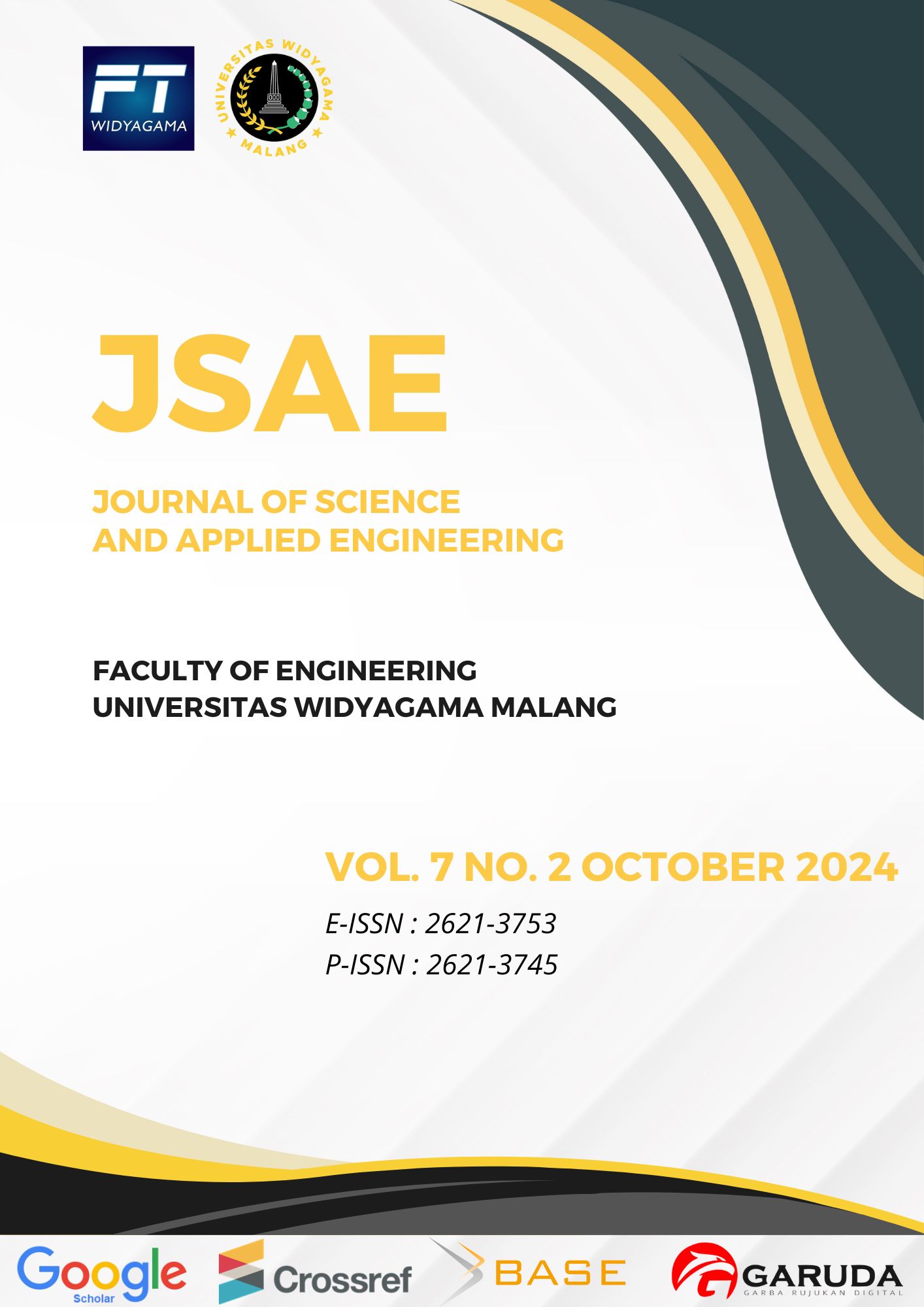 					View Vol. 7 No. 2 (2024): JSAE
				